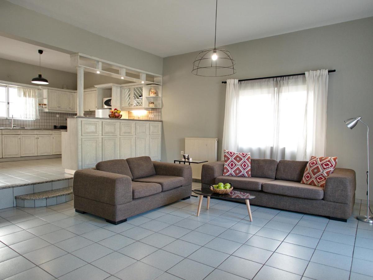 Apostolis Beach House Villa Daratsos Bagian luar foto